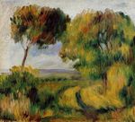 Breton landscape trees and moor 1892
